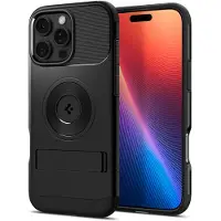 Spigen Slim Armor Mag Fit Backshell til iPhone 16 Pro - Svart