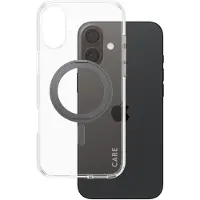 CARE by PanzerGlass CARE by Feature Kickstand-cover til iPhone 16 Plus 6,7" sort/sort MagSafe 1323