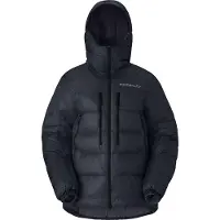 Norrøna - Mærker - Trollveggen Down800 Hood W Caviar Black til UnisexUld - Størrelse L - Sort