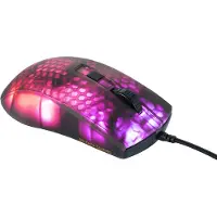 Deltaco DM310 Ultralight Computermus Gaming Semi-transp RGB