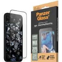 PanzerGlass Screen Protector Aluminum Frame iPhone 16 Plus | Ultra-Wide Fit