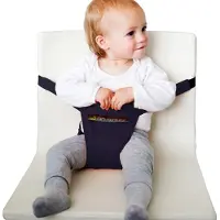 Minimonkey Sele Til Højstol - Mini Chair Pocket - Sort - - OneSize - Tilbehør