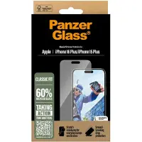 PanzerGlass Screen Protector iPhone 16 Plus | Classic Fit