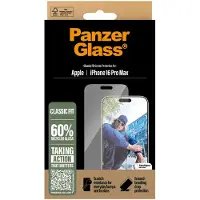 PanzerGlass Screen Protector iPhone 16 Pro Max | Classic Fit