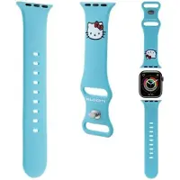 Hello Kitty Silikone Kitty Head rem til Apple Ur 38/40/41mm - blå