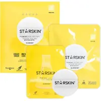 STARSKIN Essentials Glowstar Foaming Peeling Puff Ansigtsscrub 1 stk.