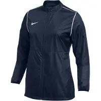 Nike Regnjakke Repel Park 20 - Navy/hvid Kvinde, størrelse Large
