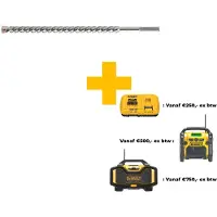 Dewalt DT9421-QZ, Borehammer, Borehoved til murværk, 2,2 cm, 920 mm, Kunstig sten, Beton, Murerarbejde, Naturlig sten, 80 cm