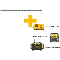DeWalt DT9410-QZ, Borehammer, Borehoved til murværk, 1,6 cm, 540 mm, Mursten, Beton, Murerarbejde, Sten, 40 cm