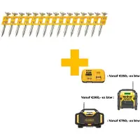 DeWalt DCN8901015, Klemme-, bolt- og sømsortiment, 1005 stk, 1,5 cm, DCN890N-XJ DCN890P2-QW , Kasse