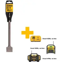 Dewalt - Mejsel - for flise, murerarbejde, beton - flad - SDS-plus - længde: 200 mm - bredde: 40 mm