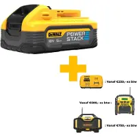 DeWalt BATTERI 18V 5,0Ah POWERSTACK DCBP518