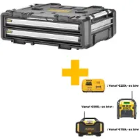 DeWalt DWST08520-1, Værktøjskasse, Metal, Plast, Sort, Rustfrit stål, Gul, 42,8 L, 25 kg, 1 stk