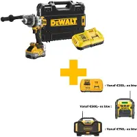 DeWalt DCD1007WW1T-QW 1x8,0 Ah batteridrevet boremaskine, 1x8,0 Ah batteridrevet.