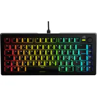 Glorious Gaming GMMK 3 75% Prebuilt, 75%, Ledningsført, USB, Mekanisk, RGB LED, Sort
