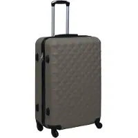 vidaXL hardcase kuffert ABS antracitgrå