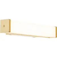 QAZQA Badeværelsesvæglampe messing 32 cm inkl. LED IP44 - Cascada
