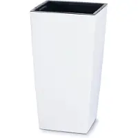 Prosperplast urtepotte med indsats Urbi Square DURS325 hvid