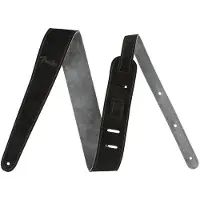 Fender Reversibel 2" Ruskindstrop Sort/Grå