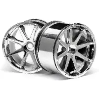 Hpi Racing Blast Wheel Chrome (115X70Mm 7Inch/2Pcs)