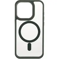Onsala Collection Mobilcover Bumper MagSeries grøn/klar – iPhone 15 Pro