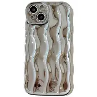 Mtp Products iPhone 13 3D Lineær Bølgetaske - Sølv