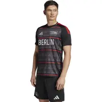 Adidas Herre FCU 1FC Union Berlin 24/25 udebanetrøje Sort/Vivid Red