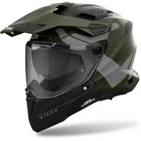 Airoh Commander 2 Reveal Enduro-Hjelm Mat/Sort/Grøn/Grå/Hvid XS
