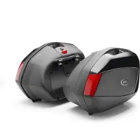 Givi Taskesæt V35 SORT/RØD 2X35L