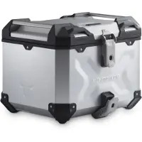 SW-Motech TRAX ADV topcase-system 38L, R1200GS 04-12 SØLV