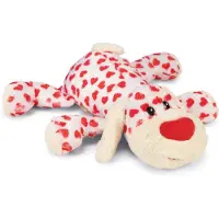 Beeztees XL-Hjertebamse - Suki - Hvid - 45 x 46 x 11 cm