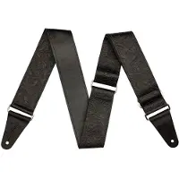 Fender Tooled Leather 2" Strap Black