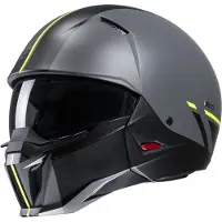 HJC i20 Batol MC3HSF Jethjelm Sort/Grå/Gul M
