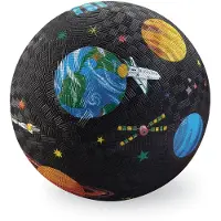 Crocodile Creek Rubber Playground Ball Ships Deflated PVC-fri holdbart design til indendørs udendørs spil og aktive sportsgrene i børn 3 år og op
