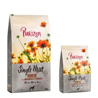 Purizon Økonomipakke: 2 x 12 kg Single Meat - én slags kød - Hest med sød kartoffel & morgenfrue