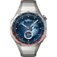 Huawei Watch GT 5 Pro - 46 mm - titanium - smart ur med rem - håndledsstørrelse: 140-210 mm - display 1.43 - NFC, Bluetooth - 97 g - titan