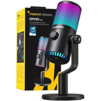 MAONO Gaming-mikrofon DM30RGB (sort)