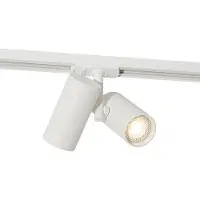 QAZQA Moderne 1-faset skinnelys hvid 2-lys - Iconic Scopio