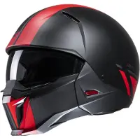 HJC i20 Batol MC1SF Jethjelm Sort/Rød XS