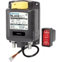 Blue Sea Systems Automatisk Opladningsrelæ Med Manuel Kontrolisolator 12v