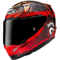 HJC RPHA 12 Diablo Blizzard MC1 Integralhjelm Rød/Sort XS