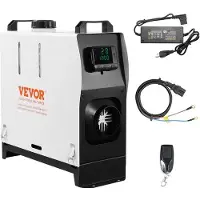 Vevor 5-8KW Dieselvarmer, Diesel Luftvarmer Alt-i-en med Fjernbetjening og LCD-skærm, Hurtig Opvarmning Lav Støj, Bærbar Dieselvarmer til Lastbil Varevogn RV Trailer Campingvogn