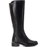 Carmela Carmelatil kvinder. 16201801-NEGRO Læderstøvler 162018 sort (40), 3-5 cm, Lynlås, Casual