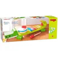 Haba Xylofon - Krokodille - Grøn - - OneSize - Musikinstrumenter