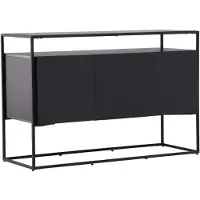 Venture Home - Opbevaring Kingsport - Sort - Skænke & sideboards - - Homeroom