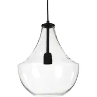 PR Home Hamilton loftslampe 30 cm klar-sort