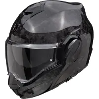 Scorpion Exo-tech Evo Carbon Onyx Modulær Hjelm