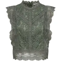 ONLY Bluse 'Karo' grøn
