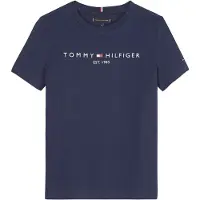Tommy Hilfiger T-shirt - Essential - Organic - Twilight Navy - - 2 år (92) - T-Shirt