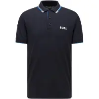 BOSS Regular fit Paddy-poloshirt i hurtigtørrende piqué med stræk til træning